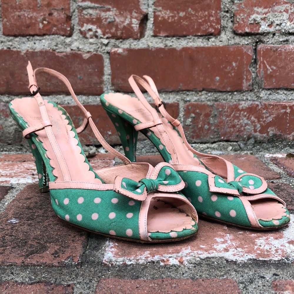 Vintage Moschino Slingback Heels